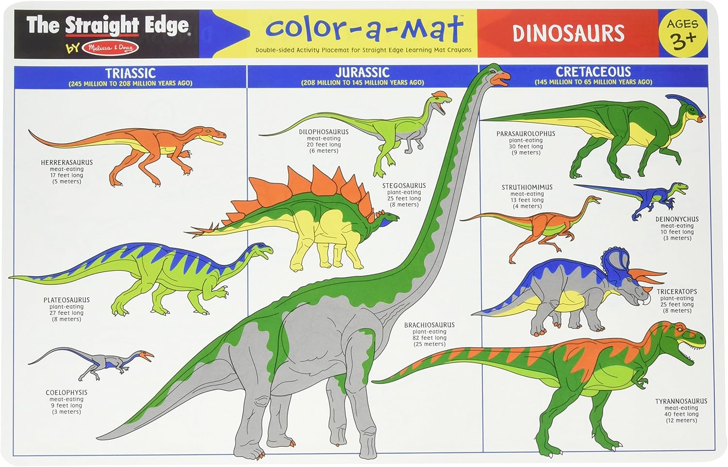 melissa and doug dinosaur mat