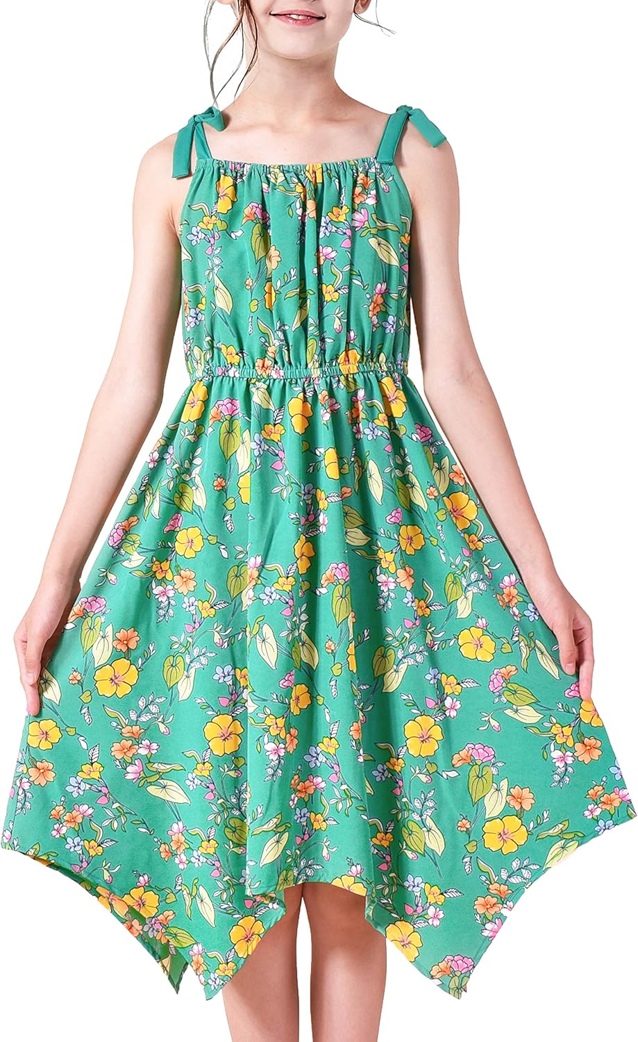 girls flowery dress