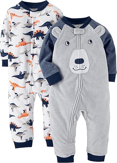 infant footless pajamas