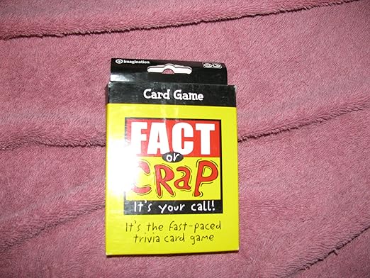 Amazon.com: Fact Or Crap Card Game: Toys &amp; Games