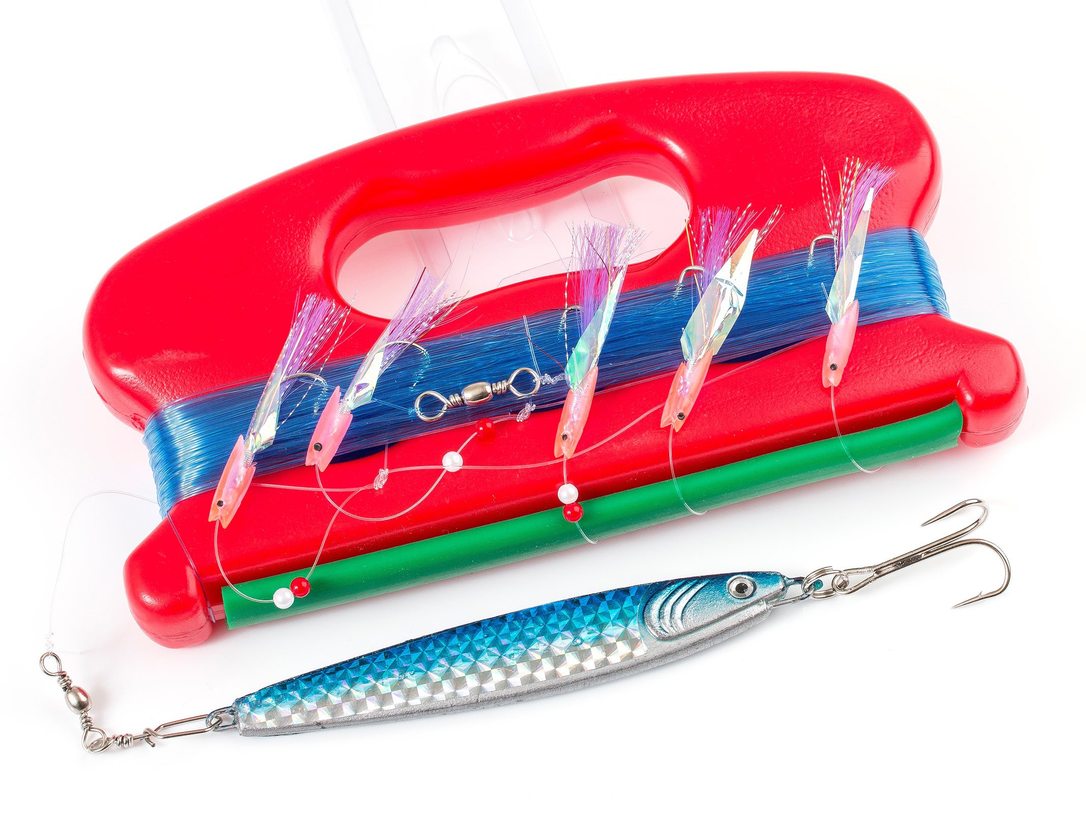 Fladen Handline Set Pirk & Feather, 100 g