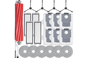 Bluearks 19Pcs Replacement Parts for Roborock Q Revo【Not for Qrevo S/Pro/Plus/MaxV】Q Revo Vacuum Cleaner Accessories Kit,1 Ma