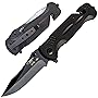 ANVIL BLADESMITHS - BULLSHARK G-10 8CR13 Tactical Rescue Pocket Knife