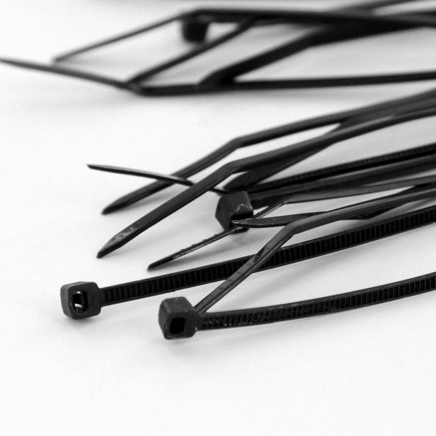All Trade Direct 1000 X Black Cable Ties 100Mm X 2.5Mm Zip Tie Wraps Bases All Sizes Stocked - Image 4