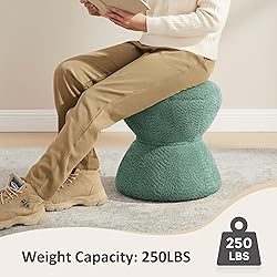VANOMi Multi-Functional Boucle Ottoman, Vanity
