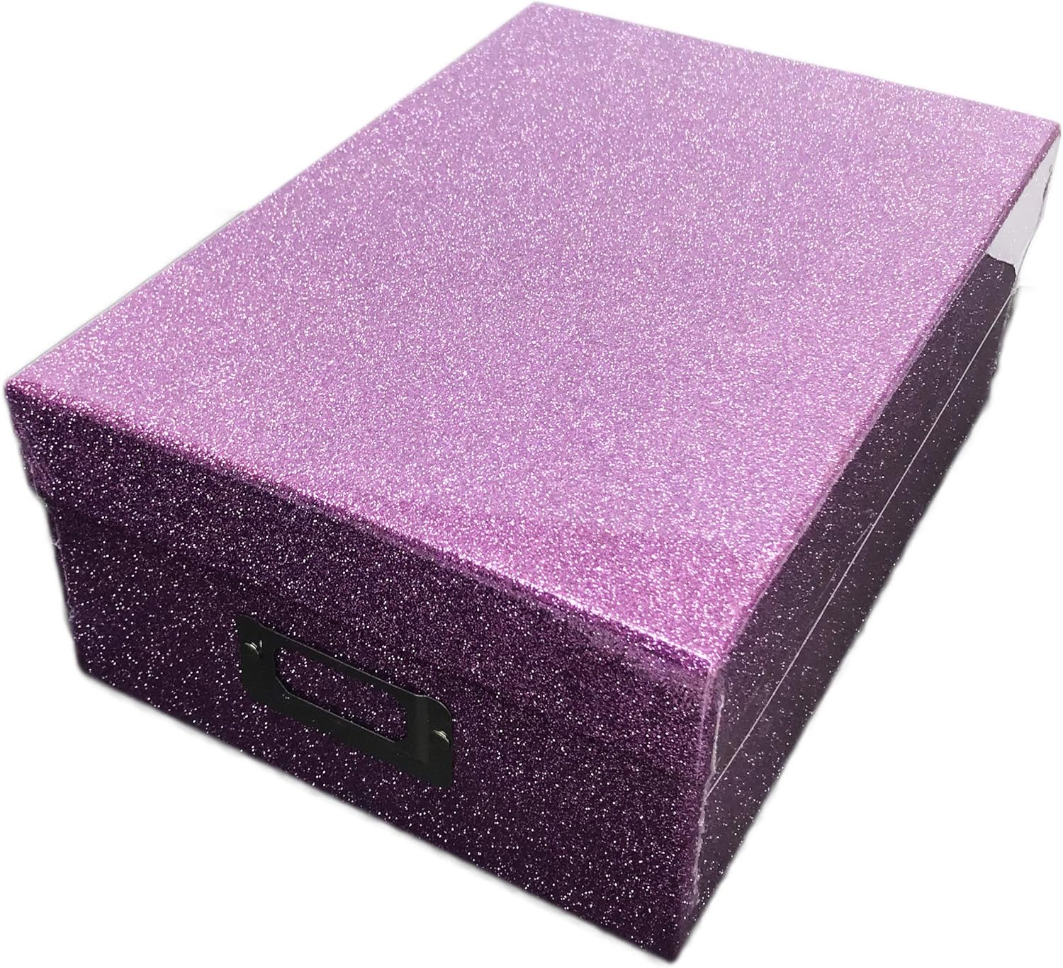 glitter storage box with lid