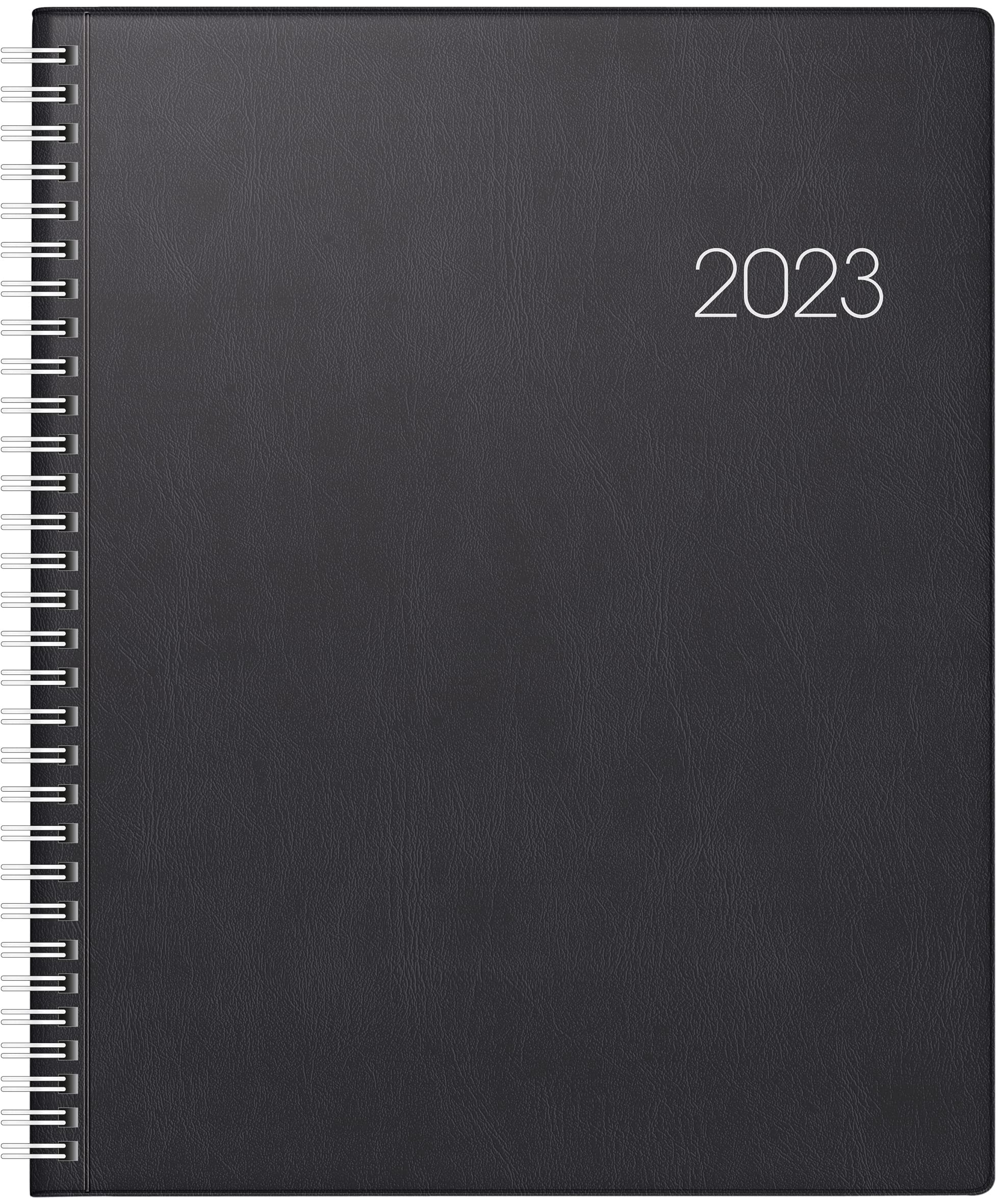 BRUNNEN Weektimer® 2023 Week-Timer® Model Calendar Manager Wt 7 Sheet Size 21 x 26 cm Black