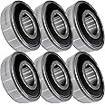(6 Pack) HD Switch Blade Spindle Bearings Replaces Toro TimeCutter 100-1048, 112-0423, 109966, 38-7820 - Includes HIGH Temp G
