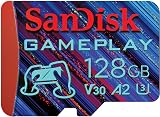 SanDisk Gameplay 128GB microSDXC A2 U3 V30 with 190MB/s read for gaming