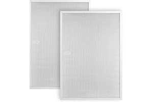 WZKO BPS1FA36 Aluminum Range Hood Vent Filter for Broan Nutone Allure 36" QS1 WS1 WS2 Range Hood Grease Filters Replacement 5 Layers, 17-1/4"X 11-3/4"X 3/8" 2 Pack