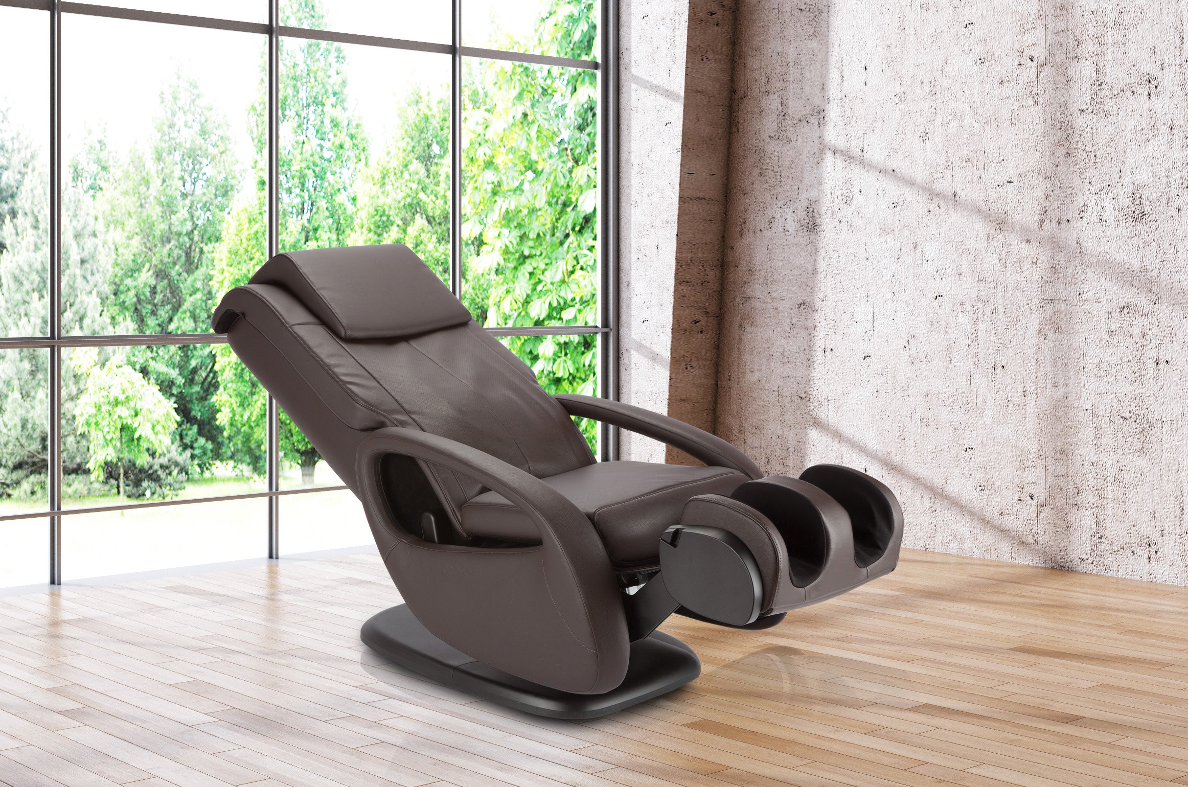 Human Touch WholeBody 7.1 Swivel-Base Full Body Relax and Massage Chair | Warm Air Heating | Easy Customizable Massage | Retractable Ottoman | Espresso Color Option (Needs Replacement Remote, $49-69 avg.)