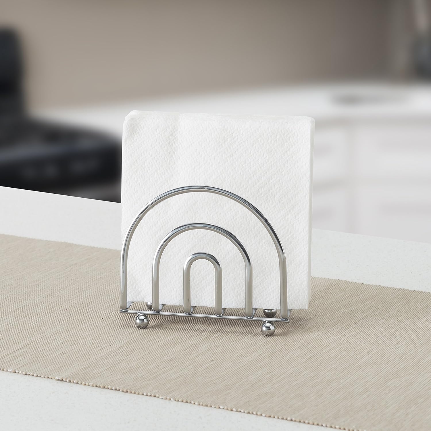 Satin Nickel Collection Napkin Holder finish simple modern decorative
