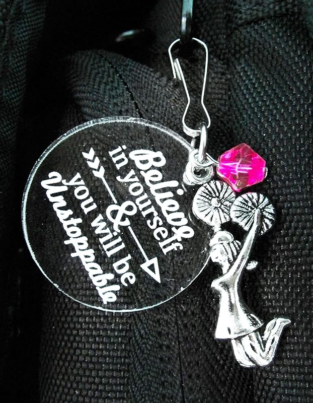 Cheerleading Gifts, Cheer Zipper Pull, Cheer
