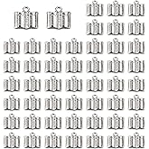ASUNFO 50 Pcs Holy Bible Charms Inspirational Words Message Charm Pendants for Jewelry Making DIY Crafts