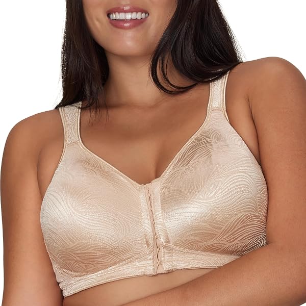 PLAYTEX Women's 18 Hour Posture Boost Front Close Wireless Bra