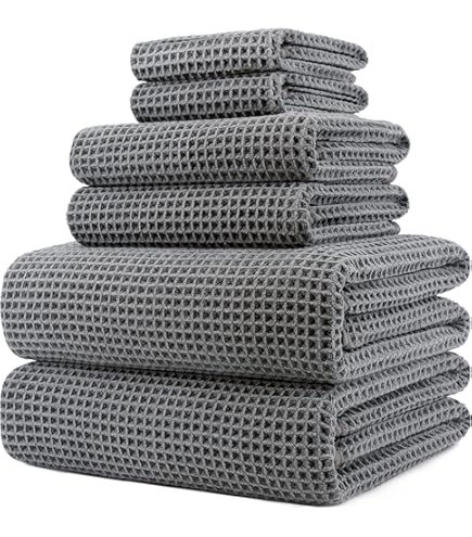 Sea Me At Home Waffle Bath Sheet - 100% Turkish Cotton, 34x67 Inches, Luxurious Spa Towel - View #7
