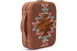 Montana West Western Style Embroidered Bible Covers for Women Men Book Carrying Case Church Bag Outdoor Bible Protective