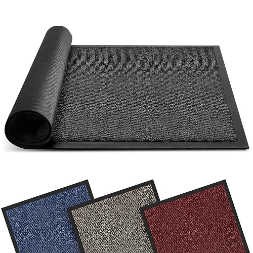 ComFymat Non-Slip Heavy Duty Dirt Trapper Doormat – Rubber Backed, Washable, Indoor & Outdoor Use | Perfect for Hallway, Kitchen, Entrance & Patio – Durable, Easy to Clean Floor Mat