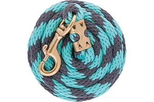 Weaver Equine Performance Lead Rope, Long Horse Lead Rope with Quick Halter Attachment, Soft Comfort Grip, Barn Horse Tack fo