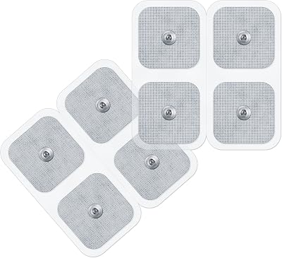 Beurer Replacement Gel Electrode Pads 45x45 mm for TENS EMS EM 49 EM 80 EM 41