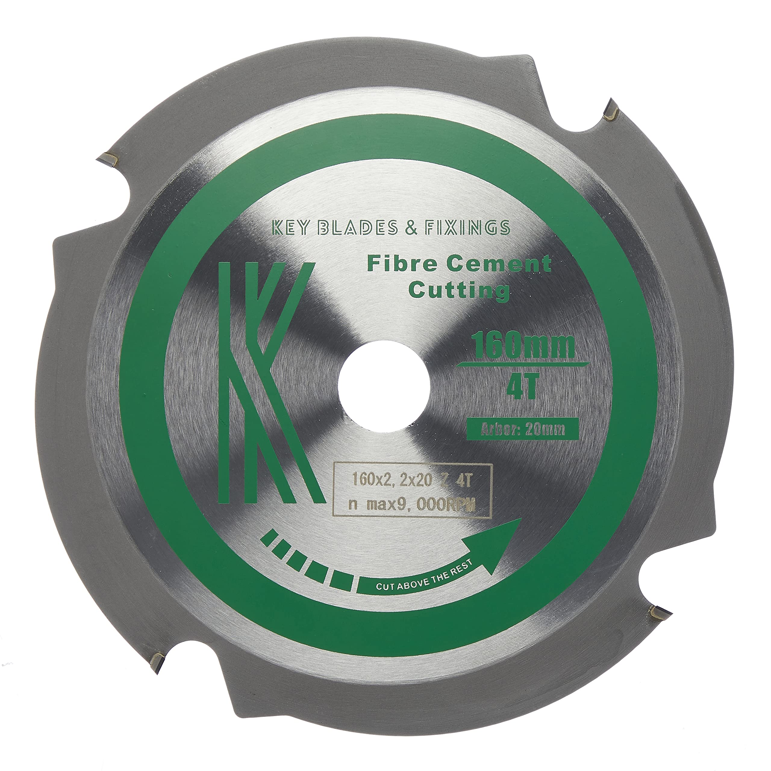 2200 - Key Blades and Fixings 160mm PCD 4T Cememnt Fibre Blade fits TS55 TSC55