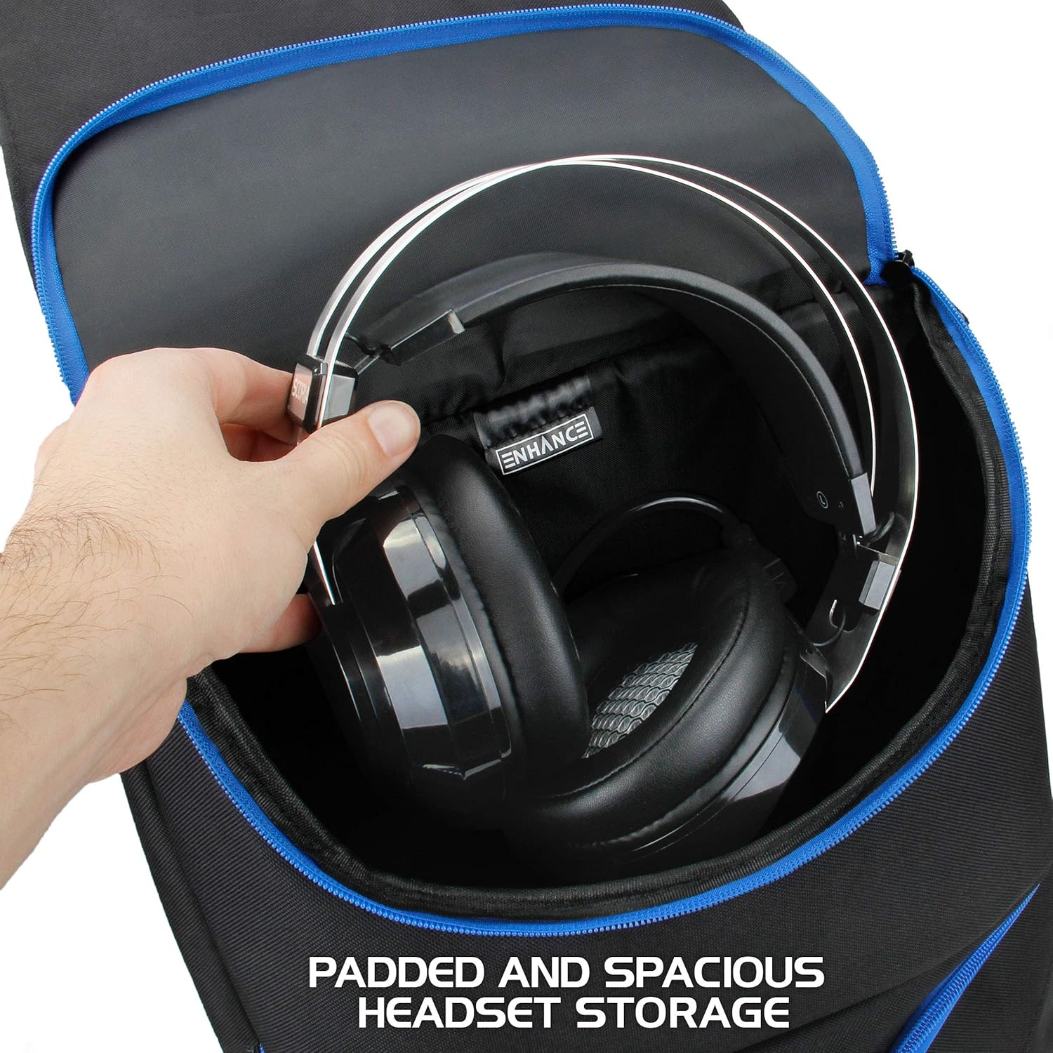ENHANCE Gaming Laptop Backpack with Universal Console for PS4, PS5 and Computers - Image 5