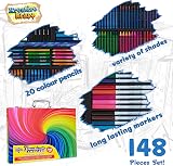 KreativeKraft Art Set for Kids 148 Pcs Colouring Pens Pencils Crayons Markers view 4