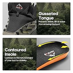 NORTIV 8 Men's Lightweight Hiking Boots Waterproof