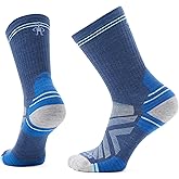 Smartwool Womens Hike Targeted Cushion Crew Socks Alpine Blue Medium