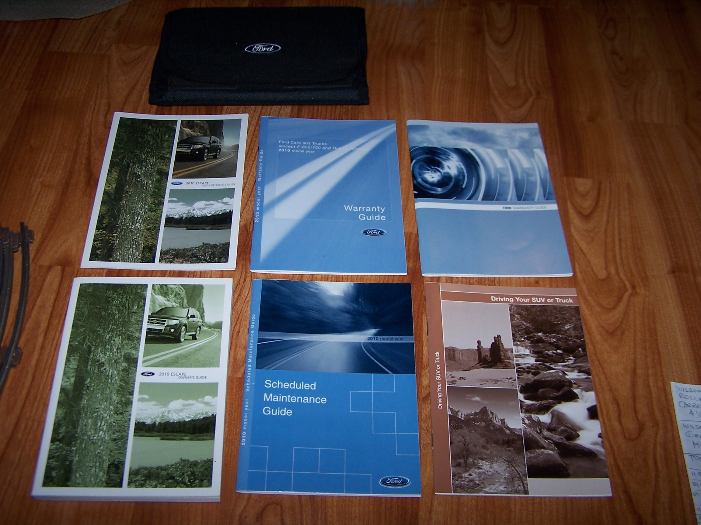 2010 Ford Escape Owners Manual Paperback – 2010