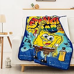 Northwest Spongebob Squarepants Silk Touch Sherpa