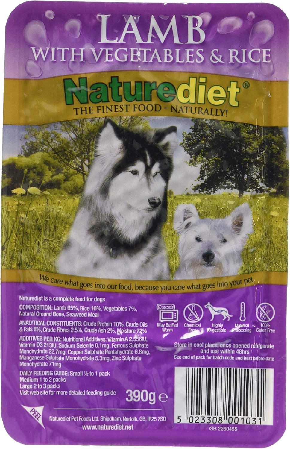 naturediet lamb and rice