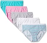 Fruit Of The Loom Women's Plus Size 5pk Fit for Me
