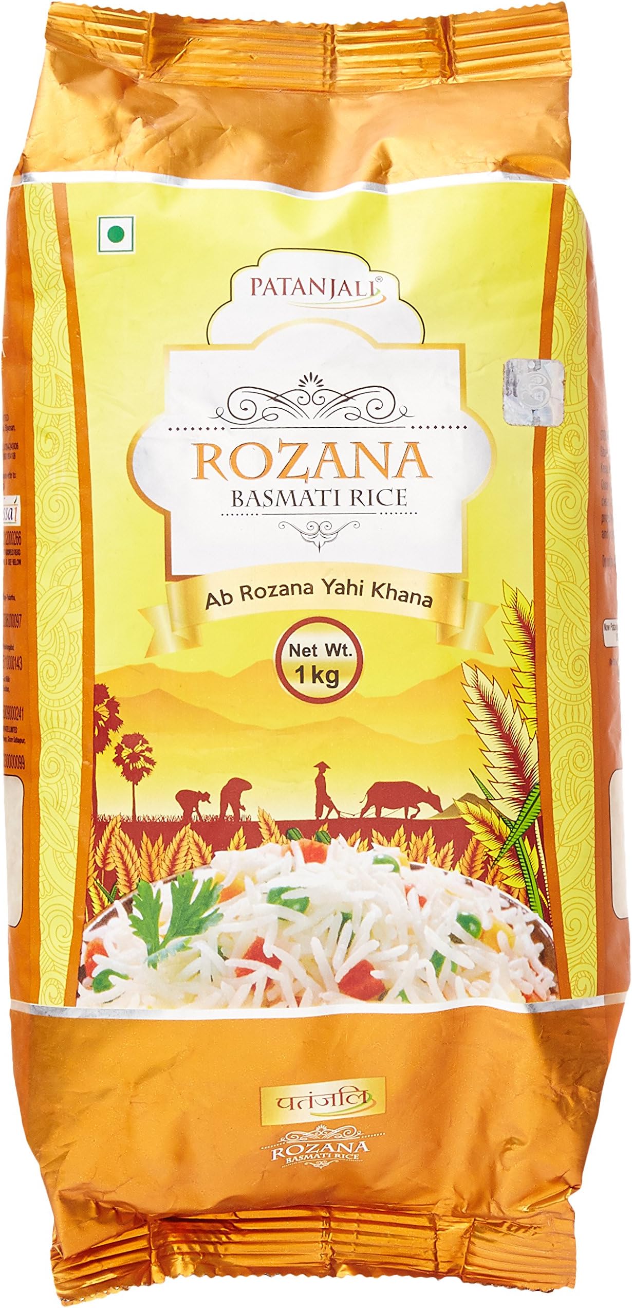 Patanjali Rozana Basmati Rice, 1kg