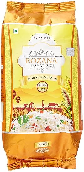 Patanjali Rozana Basmati Rice, 1kg