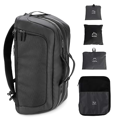 Sterkmann Business Reisetasche Handgepäck Rucksack/Duffle Weekender Bag Herren Erweiterbarer Wasserdicht für 15,6 Zoll Laptop
