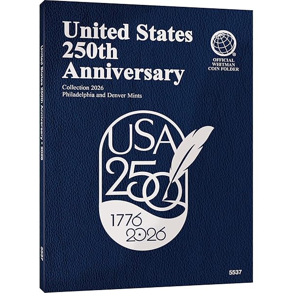 Amazon.com: Whitman Classic® Coin Album - United States 250th