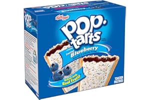 Pop-Tarts Breakfast Toaster Pastries, Frosted Blueberry Flavored, 22 oz (12 Count)