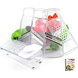 Y.&.A 5 in 1 Mandoline Slicer &ndash; Italian Quality, Durable ,Compact ,Lightweight&ndash;Fruit & Vegetable Cutter,Julienne Peeler & Cheese Grater&ndash;Best for Healthy Cooking