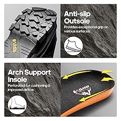 NORTIV 8 Men's Waterproof Hiking Shoes Non-Slip