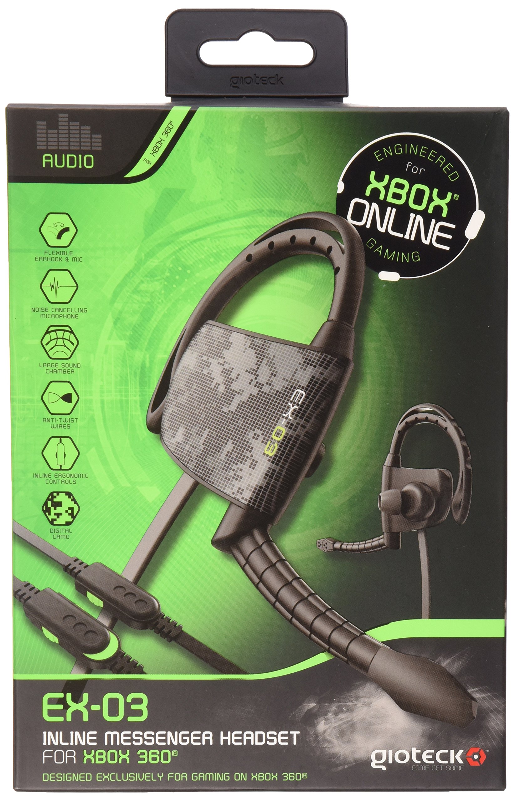 Gioteck EX03 Next Gen Inline Headset (Xbox 360)