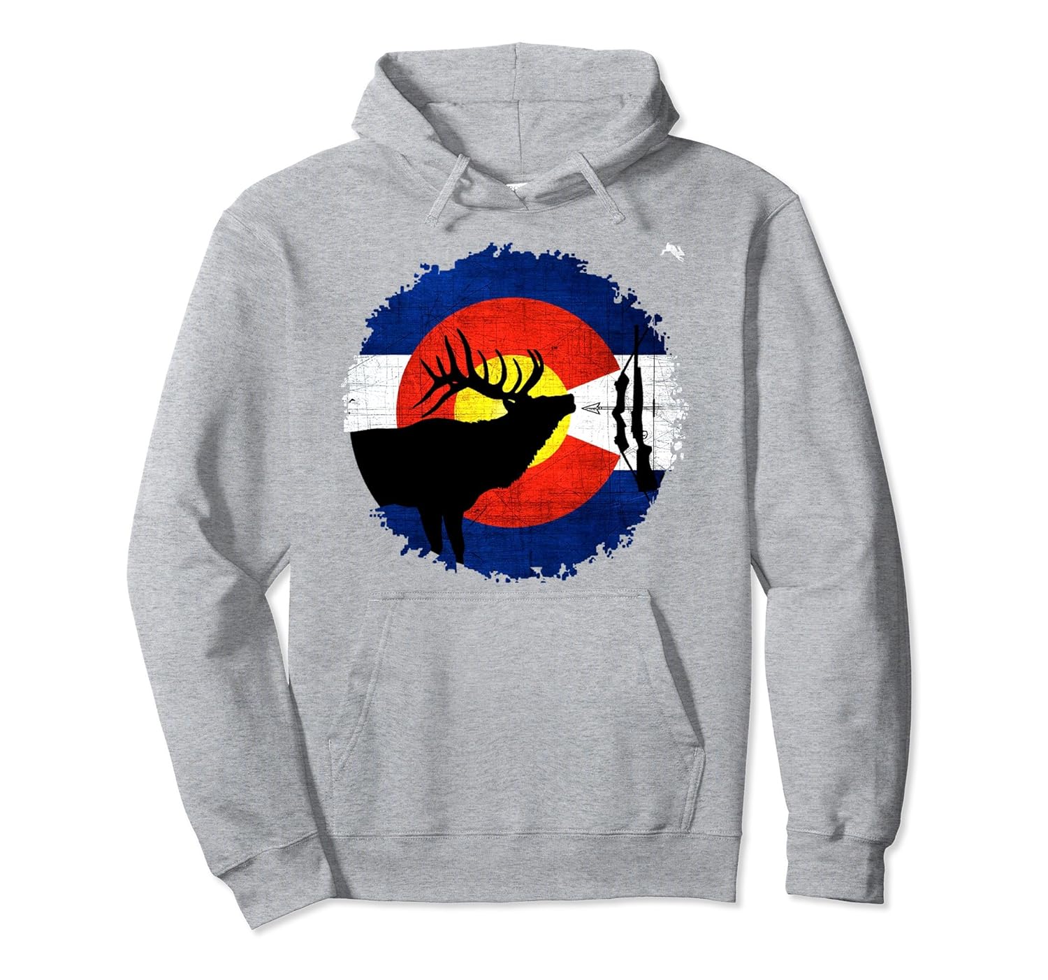 Colorado Elk Hunting Hoodieln Lntee