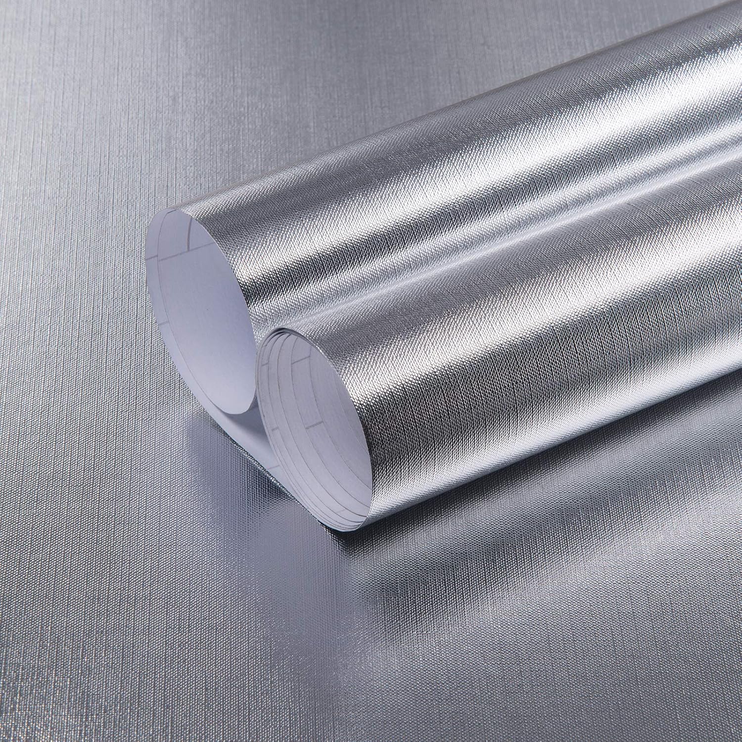 TANONE Stainless Steel Contact Paper 15.8” X 196” Large Size Peel and Stick