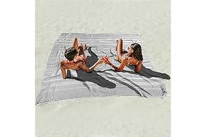 ANTFUNY Giant Huge Thin Boho Throw Blanket Turkish Beach Blanket Towel Jumbo Extra Large XL XXL Big Oversized Outdoor Picnic Accessories Airplane Travel Essentials Camping Gears Must Haves Yard Yoga Mat Grey