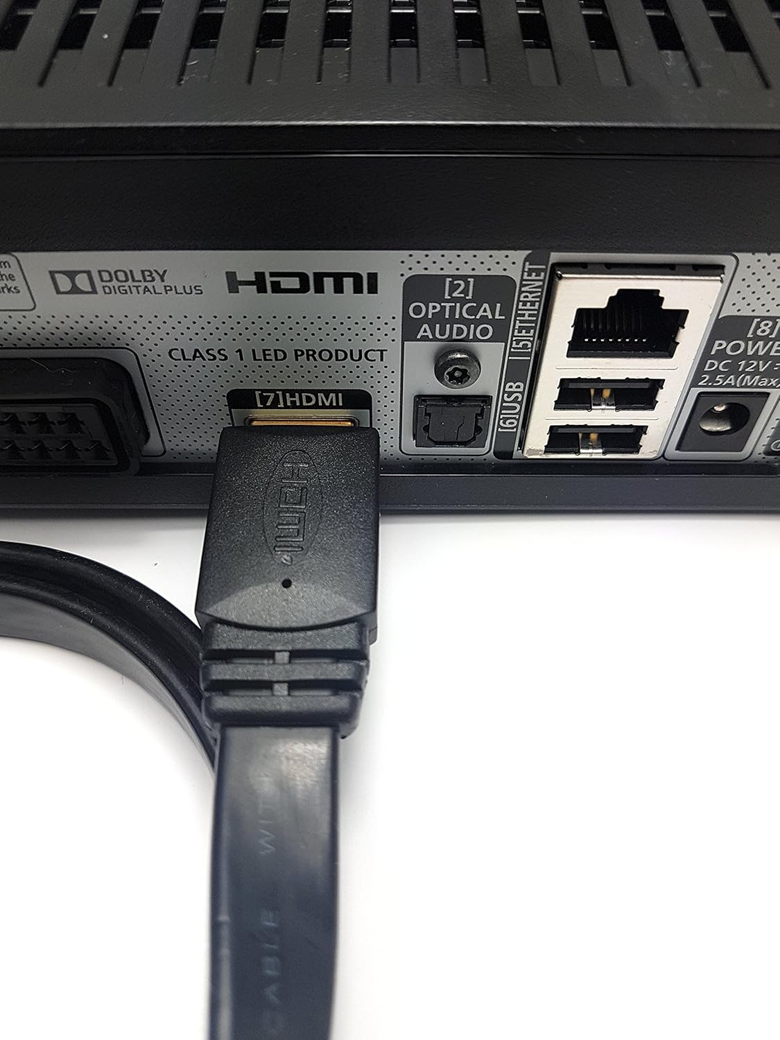 MainCore 25cm long Flat HDMI to HDMI Cable / Lead Ultra HD (4K) 3D-compatible Gold-Plated (Available in 0.25m, 0.75m, 1m - Image 5
