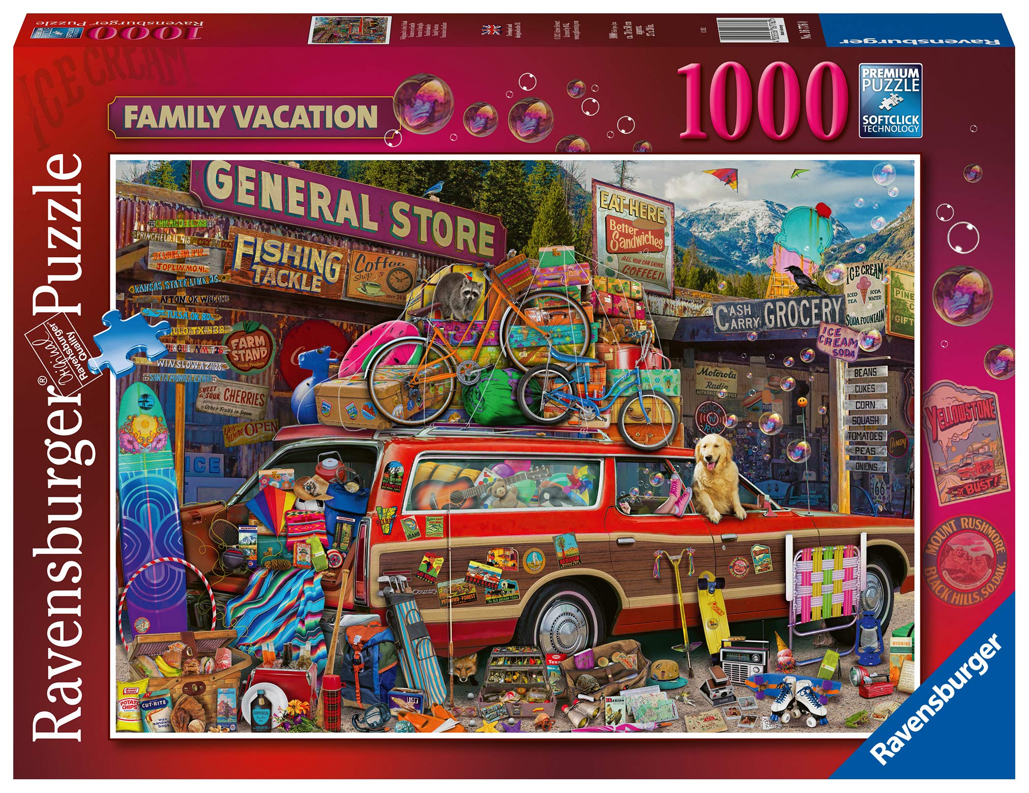Ravensburger Aimee Stewart Family Vacation 1000 Piece Jigsaw Puzzle for Adults & Kids Age 12 Years Up