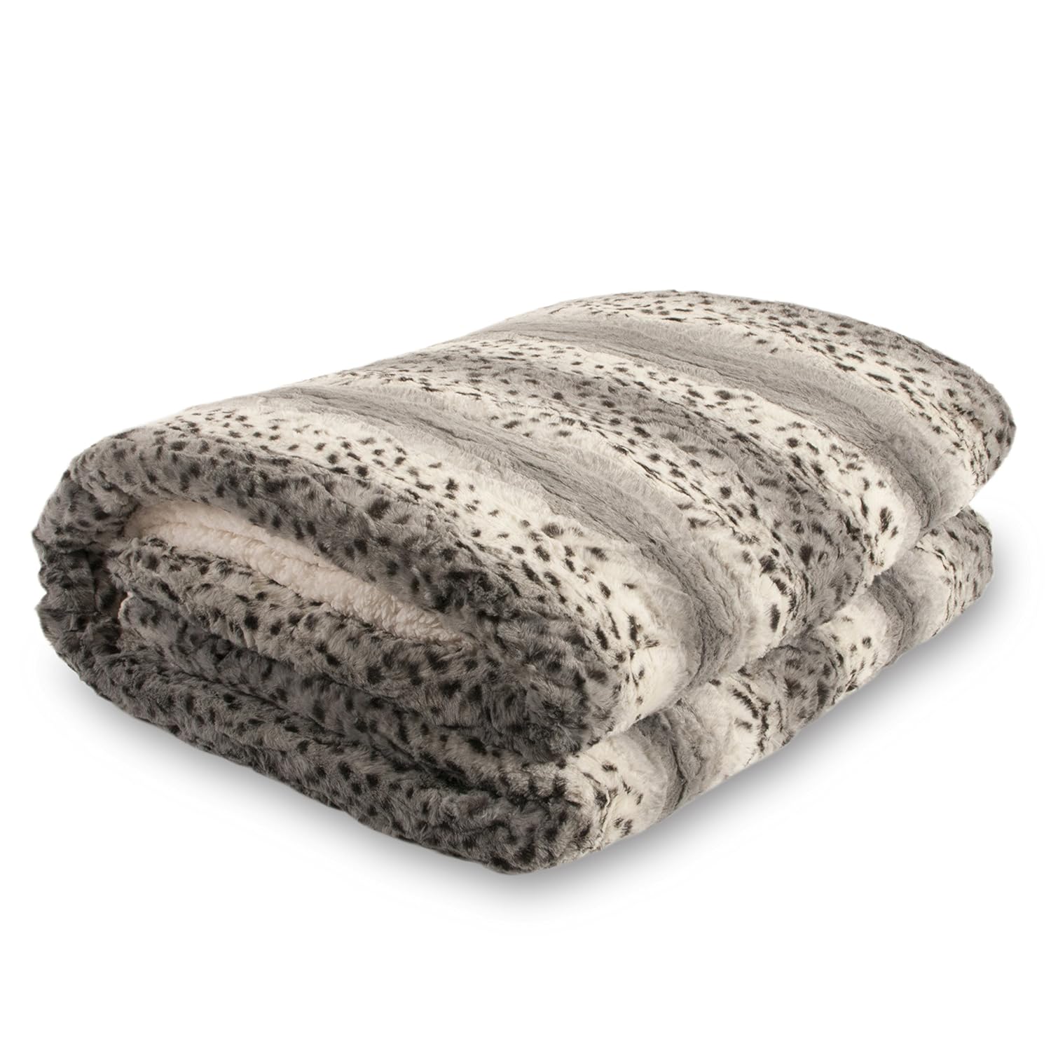 Buy Bellahome Safari Faux Fur Plush Throw Blanket Comforter Ak607
