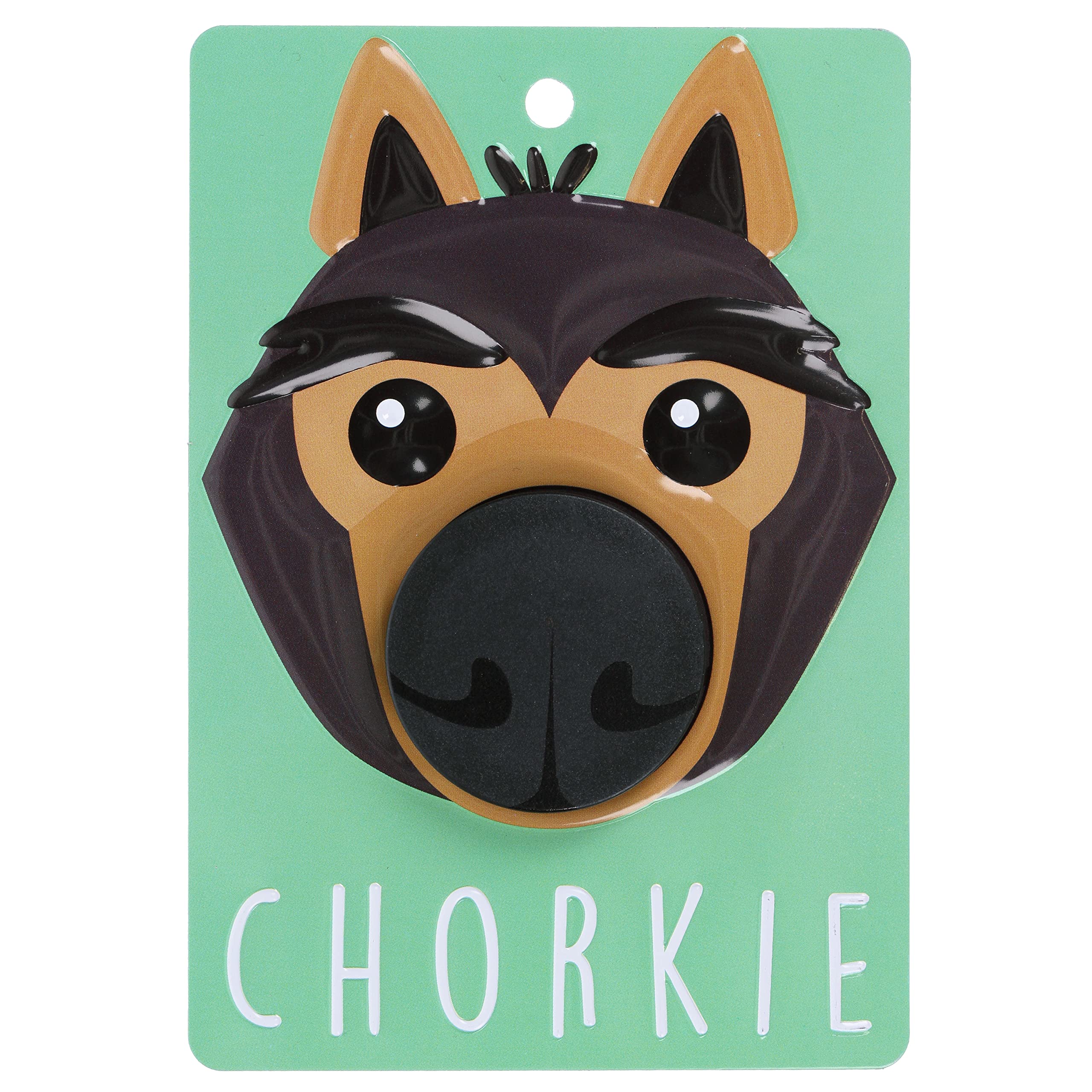 Pooch Pals Chorkie Dog Lead Holder Wall Mounted Plaque Pop-Out Hook Hanger