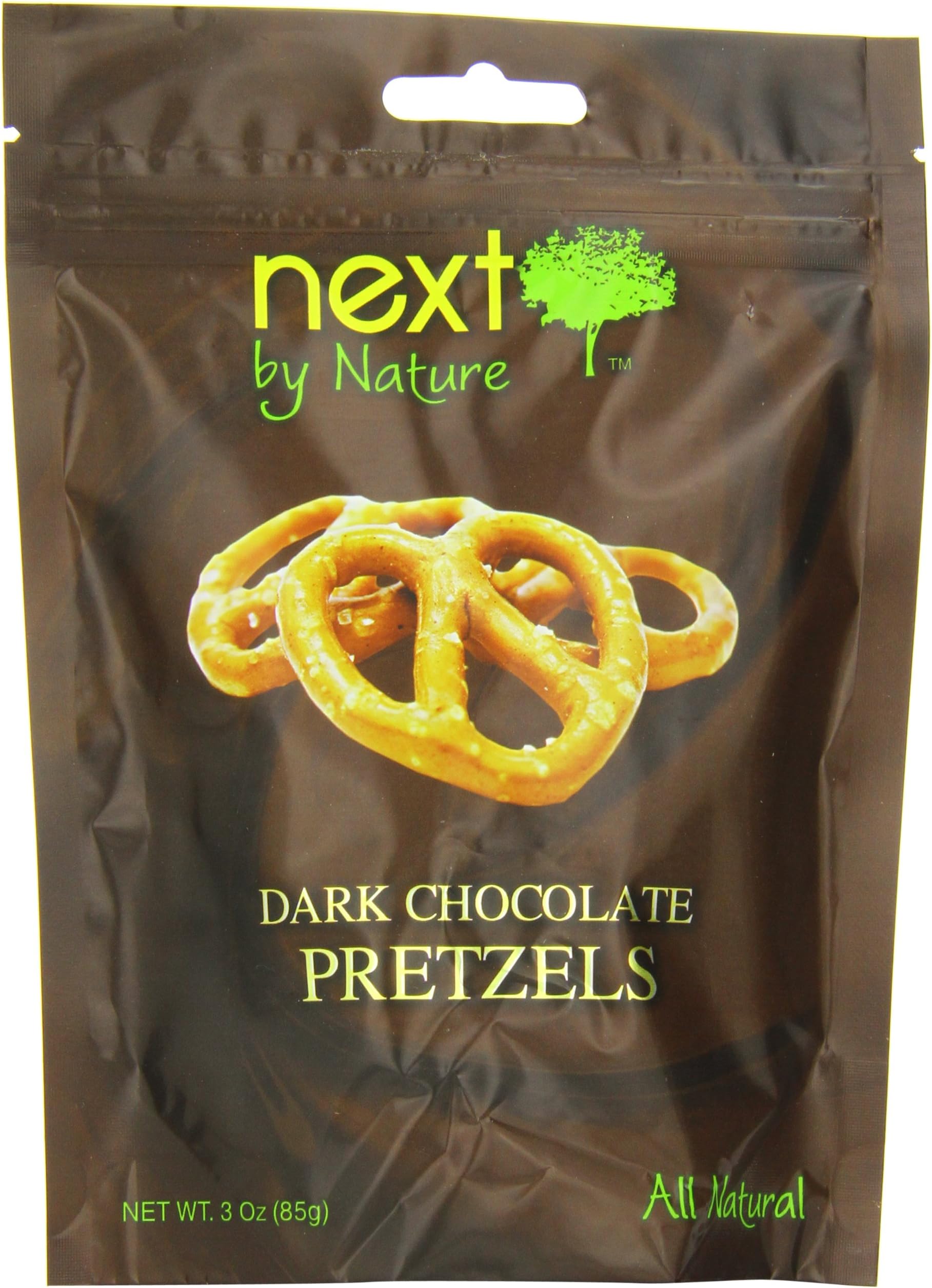 Next by Nature Dark Chocolate Pretzels 3 Ounce (Pack of 12)