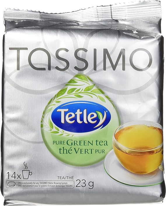 Tassimo Tetley Pure Green Tea, 14 TDiscs Amazon.ca Grocery